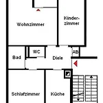 شقة Messewohnung