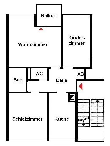 Apartamento Messewohnung